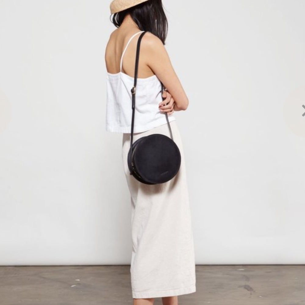 The Stowe Elliot Circle Leather Bag in Brown